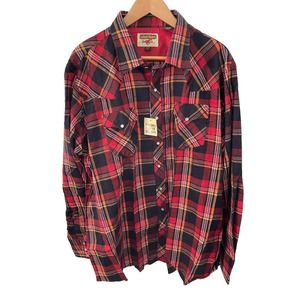 Authentic Western Youngblood Shirt NWT Black/Red 2xl